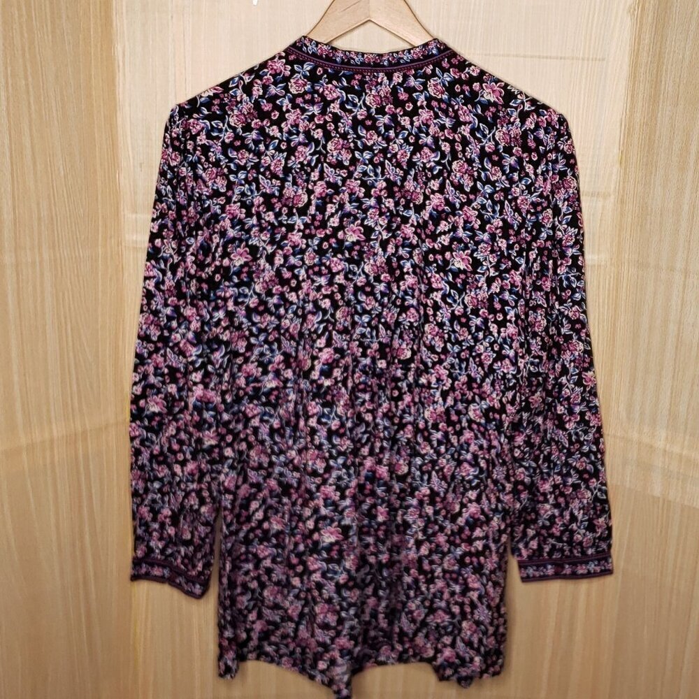 Women Within Womens Floral Cottage Core Tunic Large - Picture 2 of 7